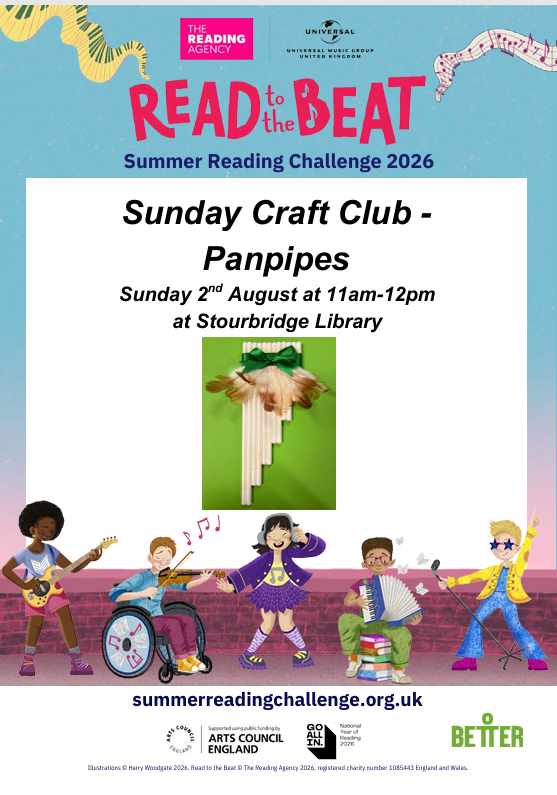 Stourbridge Library - Summer Reading Challenge: Panpipes